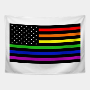 Diversified US Flag Tapestry