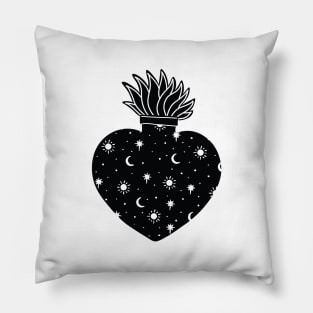 Cosmic Sacred Heart Pillow