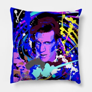 swirl 11th doctor Pillow