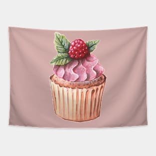 Raspberry Cupcake Tapestry