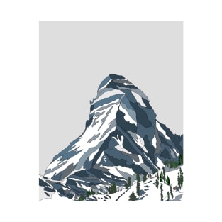 The Matterhorn in Winter T-Shirt