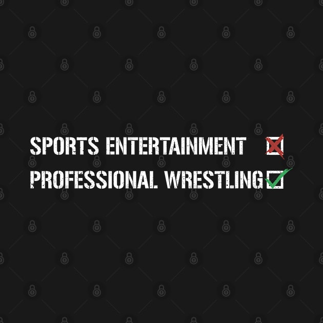 Sports Entertainment Pro Wrestling Checkmark by mBs