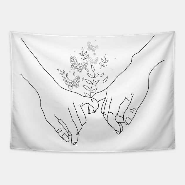 Pinky swear tapestry discount