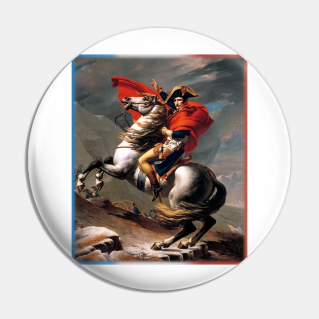 Napoleon Crossing the Alps by JL David Pin by academic-art