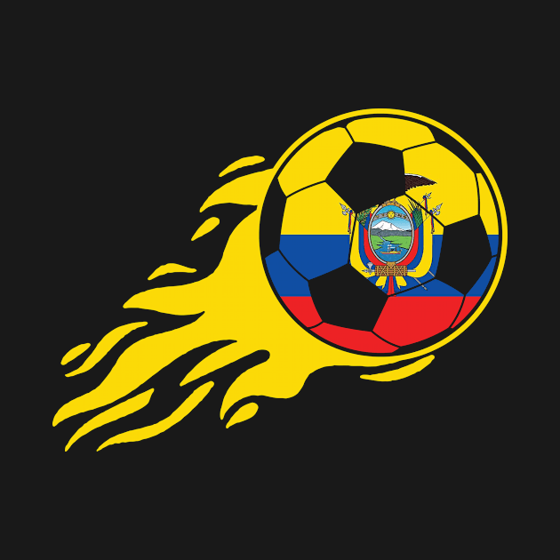 Soccer Ecuador Ecuadorian Flag by KAWAIITEE