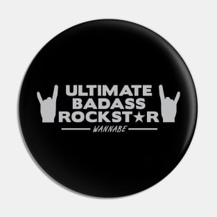 Frustrated Rockstar Pin