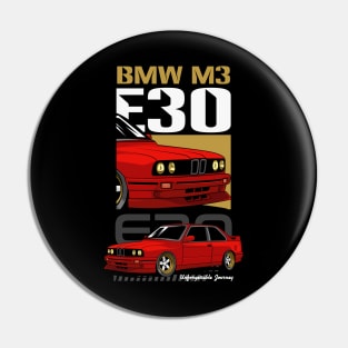 Iconic M3 E30 Car Pin