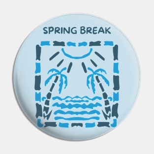 Spring Break Pin