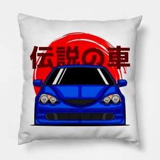 Blue DC5 RSX Front Pillow