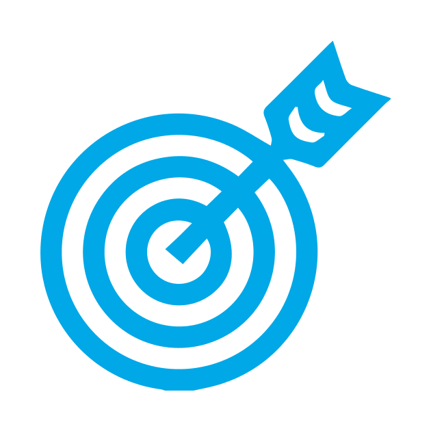 Bullseye, the Icon (Cyan) by Ignition