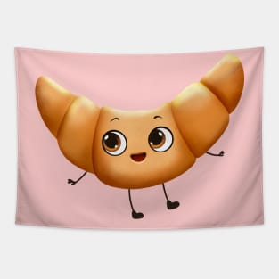 Cute Croissant Tapestry