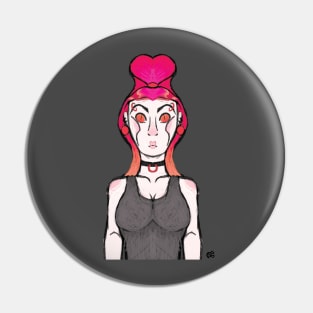 Sunset Lady :: Human or Human-Like Characters Pin