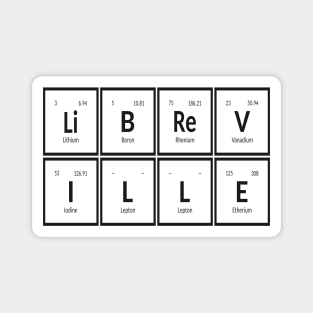 Libreville Table of Elements Magnet