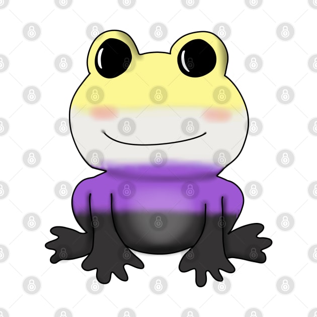 Nonbinary Frog by Becky-Marie