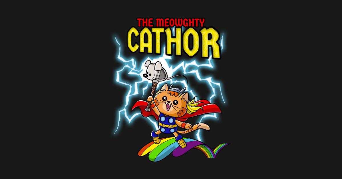 cat thor mighty cat