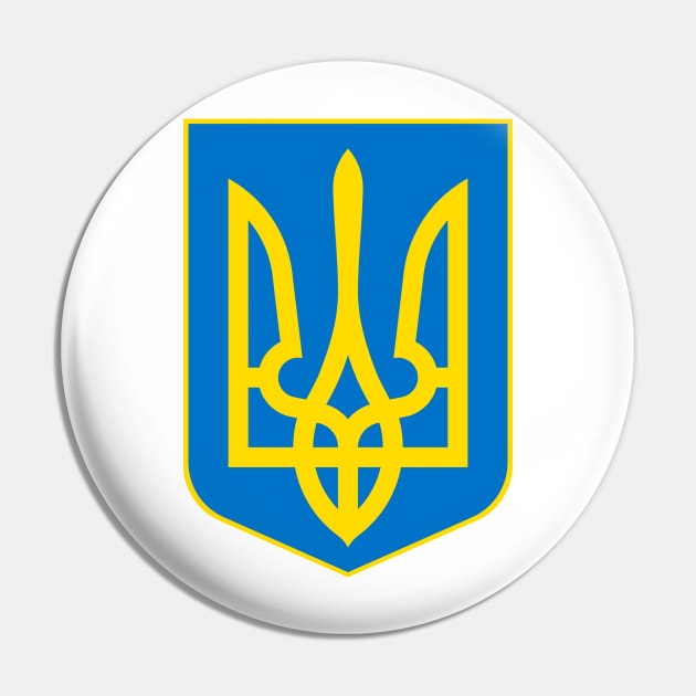 Coat of arms of Ukraine Pin by Wickedcartoons