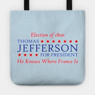 Thomas Jefferson For President Tote