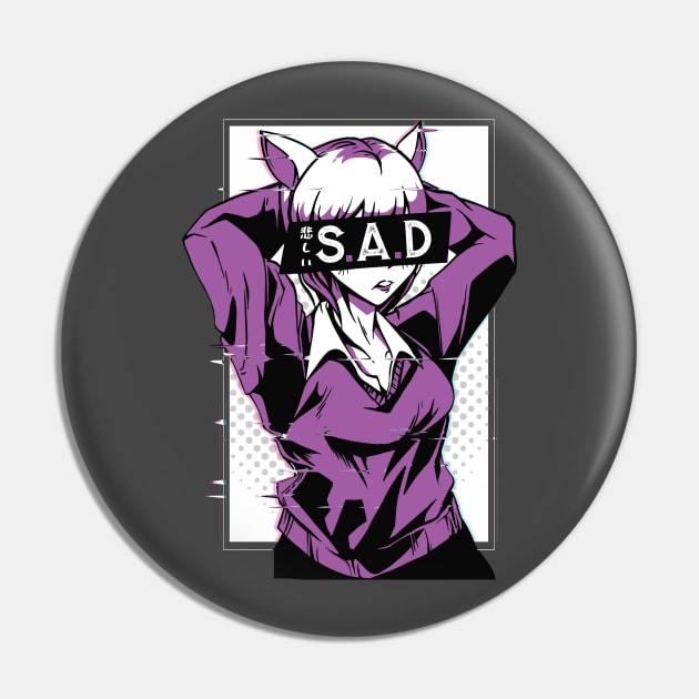 Sad Anime Girl Pin by MimicGaming