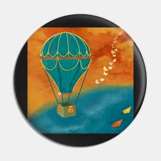 Hot Air Ballon - Never ending journey Pin