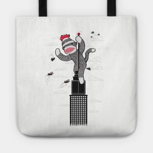 Sock Monkey Just Wants a Friend Tote