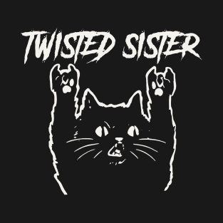 twisted sister metal cat T-Shirt