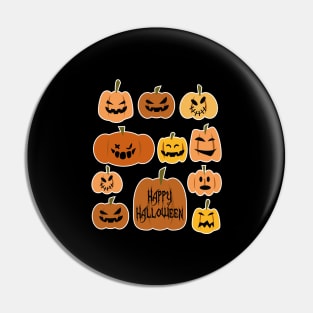 Happy Halloween Party Costume Gift for a Halloween Lover Pin