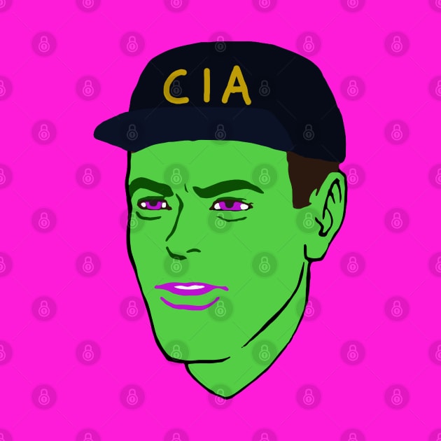 CIA Glow Guy - Meme, Glow In The Dark, Terry Davis by SpaceDogLaika