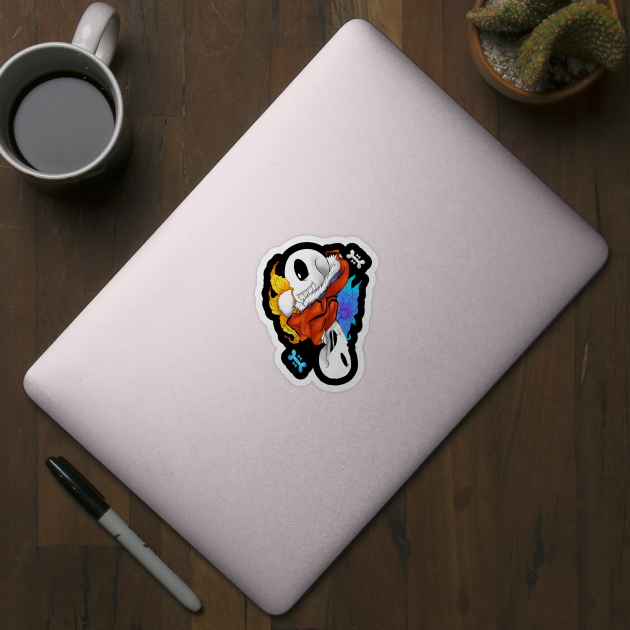 Sans and Papyrus -UNDERTALE- Undertale - Sticker | TeePublic