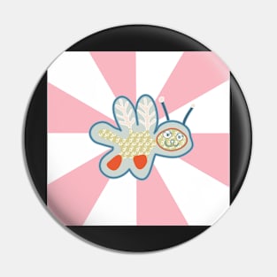 Bee guy design Pin