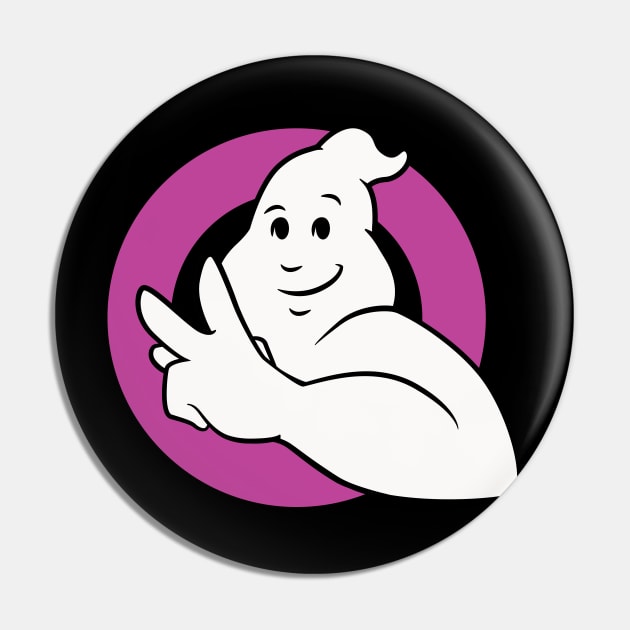 Ghostbuddy 1989 (Mood Slime Pink) Pin by BGSchoolcraft