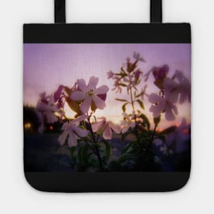 wildflowers & Columbia River sunset 2 Tote