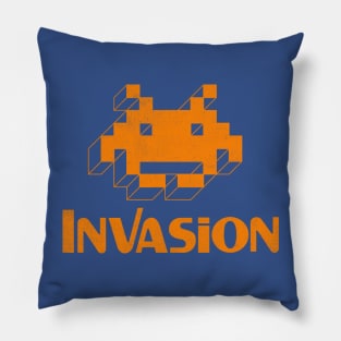 Alien Invasion - Retro Video Game Pillow