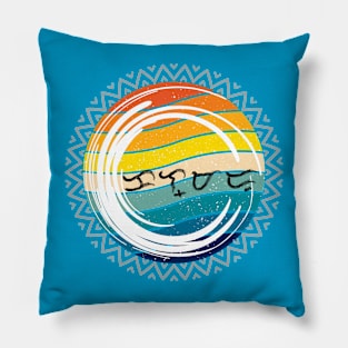 Baybayin word Kalmado (Calm down / Relax) Pillow