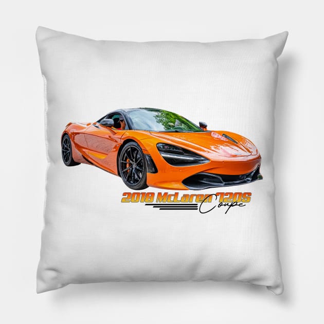 2018 McLaren 720S Coupe Pillow by Gestalt Imagery