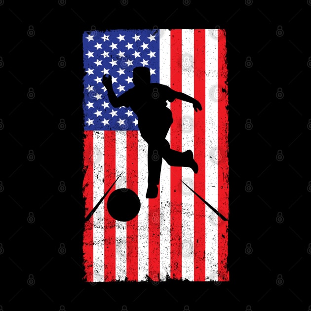 American Flag Bowling Design by TeeShirt_Expressive