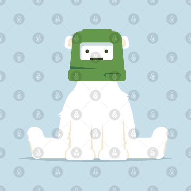 Polar Bear Bucket Head by zacrizy