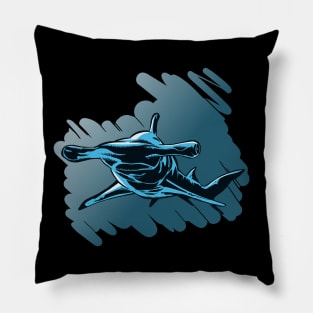 Hammerhead shark scary Pillow