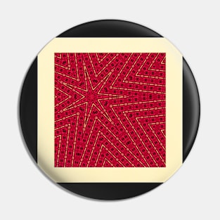 Christmas star on red background Pin