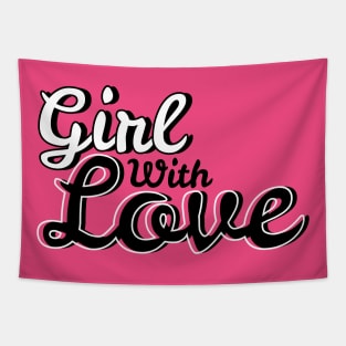 Girl With Love Tapestry