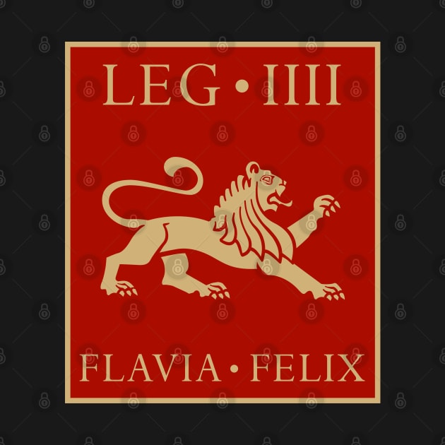 Standard of Legio IV Flavia Felix - Imperial Roman Army by enigmaart