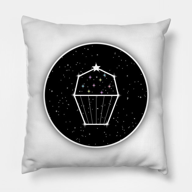 Cupcake Constellation Pillow by meganther0se