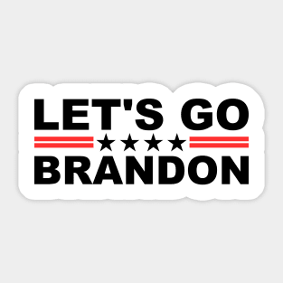 Lets Go Brandon Decal Sticker Biden Funny Cat in the Hat Cartoon