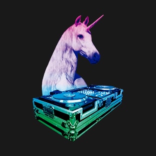 Unicorn DJ Rainbow T-Shirt