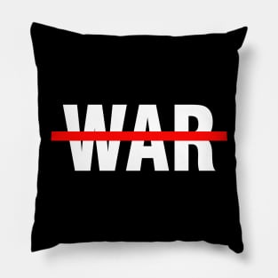 no more/stop the war Pillow