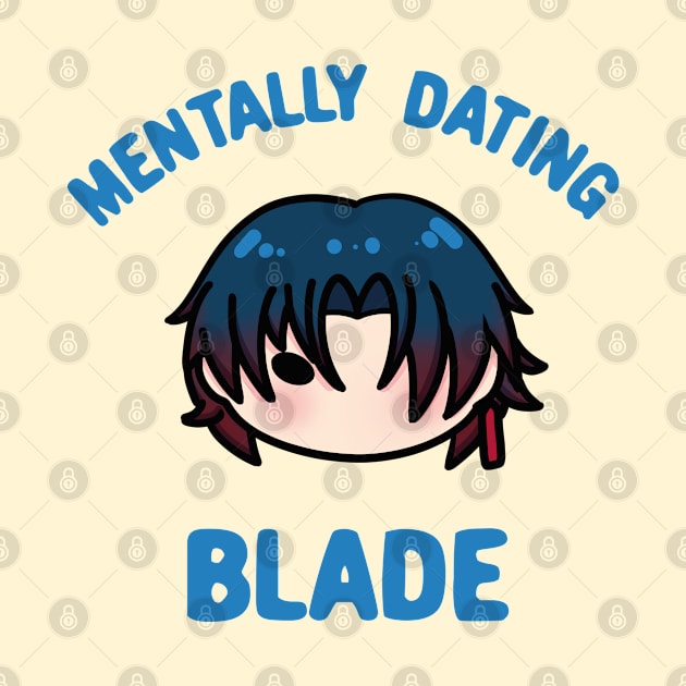 Honkai Star Rail mentally dating Blade chibi typography | Morcaworks by Oricca