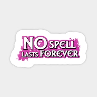 No Spell Lasts Forever Logo Magnet