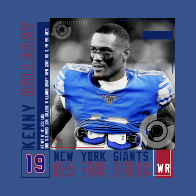 Discover Kenny Golladay Football Edit Tapestries Giants - Kenny Golladay - T-Shirt