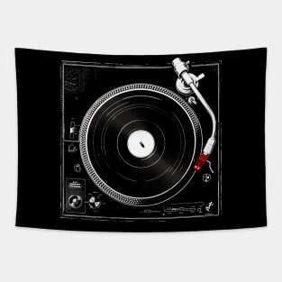 Classic Turntable - Vintage Audio LP Vinyl Record Player Tapestry
