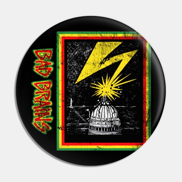 Bad Brains Vintage Pin by tawmek