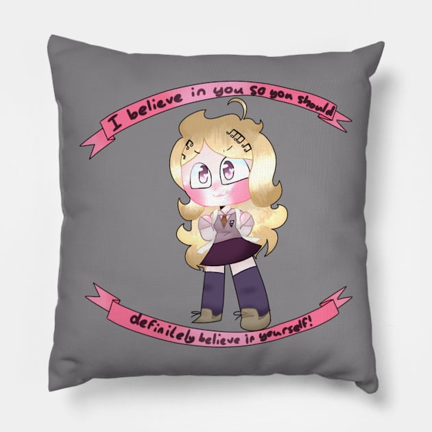 Kaede ‘I believe in you so you should definitely believe in yourself!’ Pillow by UwUthemem